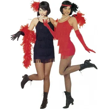 Karnevalový kostým WIDMANN Kostým Charleston s čelenkou vel. L červený