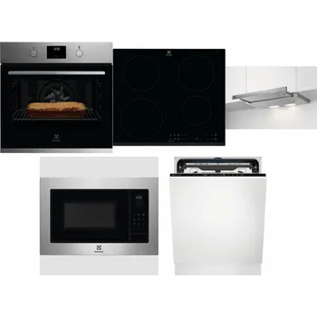 Set domácích spotřebičů ELECTROLUX KOFGH70TX + ELECTROLUX LIR60430 + ELECTROLUX LFP326S + ELECTROLUX EMS4253TEX + ELECTROLUX EEM69410L