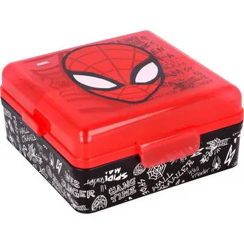 Svačinový box Stor • Multibox na svačinu Spiderman Square
