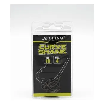 Rybářský háček Jet Fish Háčky Curve Shank 10 ks Počet kusů: 10ks, Velikost háčku: #4