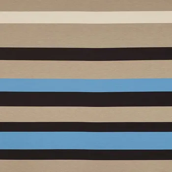 Úplet PUNTO béžovo-modré pruhy, š.145