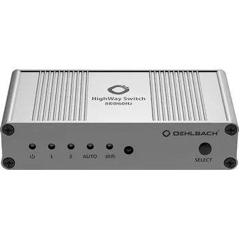 Switch Oehlbach HighWay Switch 8K HDMI přepínač, 2 porty