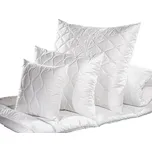 Polštář SCHON z dutého vlákna, prošívaný, 50x70cm, se zipem