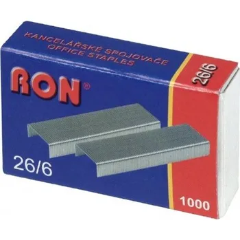 Spona do sešívačky Spojovač 26/6 1000ks Ron