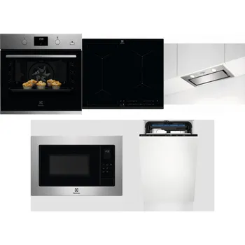 Set domácích spotřebičů ELECTROLUX KODGH70TX + ELECTROLUX EIV634 + ELECTROLUX LFG716X + ELECTROLUX EMS4253TEX + ELECTROLUX EEM23100L