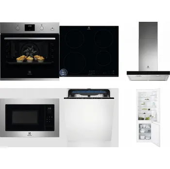 Set domácích spotřebičů ELECTROLUX KODGH70TX + ELECTROLUX LIR60433B + ELECTROLUX LFT766X + ELECTROLUX EMS4253TEX + ELECTROLUX EES48200L + ELECTROLUX ENT6TF18S