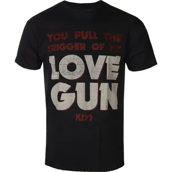 Pánské tričko Tričko metal pánské Kiss - Pull The Trigger - ROCK OFF - KISSTS02MB - M