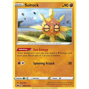 Sběratelská karetní hra Solrock 069/159 - Crown Zenith Typ karty: Non-Holo