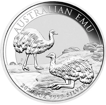 Perth Mint Stříbrná mince Emu 1 oz (2020)