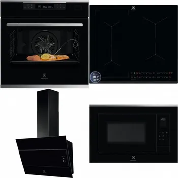 Set domácích spotřebičů ELECTROLUX KOBCS31X + ELECTROLUX EIS62449 + ELECTROLUX LFV316K + ELECTROLUX LMS4253TMX