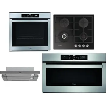 Set domácích spotřebičů WHIRLPOOL ABSOLUTE AKZM 8480 IX + WHIRLPOOL GOFL 629/NB + WHIRLPOOL AKR 749/1 IX + WHIRLPOOL ABSOLUTE AMW 730 IX