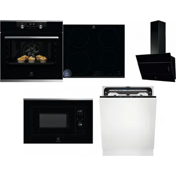 Set domácích spotřebičů ELECTROLUX KODDP77X + ELECTROLUX LIR60433B + ELECTROLUX LFV316K + ELECTROLUX LMS2203EMX + ELECTROLUX EEM69410L