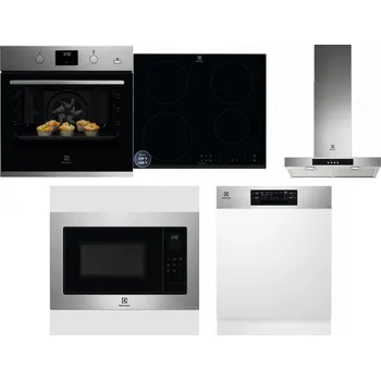 Set domácích spotřebičů ELECTROLUX KODGH70TX + ELECTROLUX LIR60433B + ELECTROLUX LFT426X + ELECTROLUX EMS4253TEX + ELECTROLUX EEM48300IX