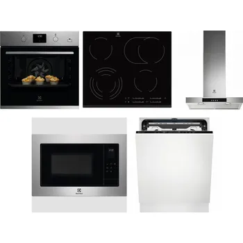 Set domácích spotřebičů ELECTROLUX KODGH70TX + ELECTROLUX EHF6547FXK + ELECTROLUX LFT426X + ELECTROLUX EMS4253TEX + ELECTROLUX EEM69410L