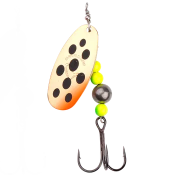 Umělá nástraha Rotační Třpytka Savage Gear Caviar Spinner Vel.4 14g Firetiger (1ks)