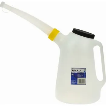 Olejový filtr QUATROS Nádoba na olej 5 l, konev s hubicí a měrkou