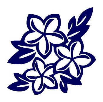 Samolepící dekorace SAMOLEPKA Květina dekor 032 levá (23 - tmavě modrá) NA AUTO, NÁLEPKA, FÓLIE, POLEP, TUNING, VLASTNÍ TEXT, TISK, AUTOSAMOLEPKY.cz, POLEPY, OBRÁZEK, LOGO, SAMOLEPKY