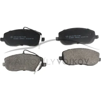 Brzdová destička Brzdové destičky přední - pro Scudo od roku 2001 Fiat Ulysse 2002 - 2011