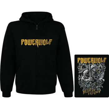 Pánská mikina mikina s kapucí a zipem Powerwolf - Metal Is Religion II