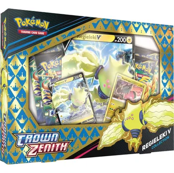 Sběratelská karetní hra Recenze Pokémon TCG Crown Zenith V Box Regieleki