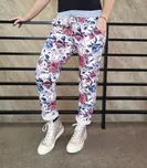 Dámské květované baggy tmavé růže Velikost: L-XL