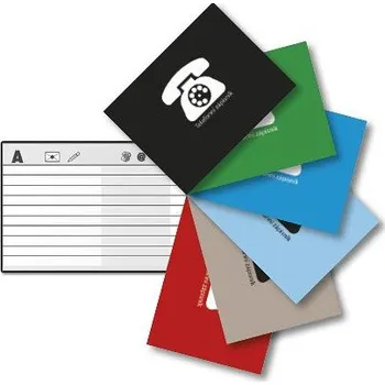 Zápisník BALOUŠEK TISK Telefonní zápisník LAMINO 2(9,2x7 cm) - mix / TZ009-2 / Baloušek tisk