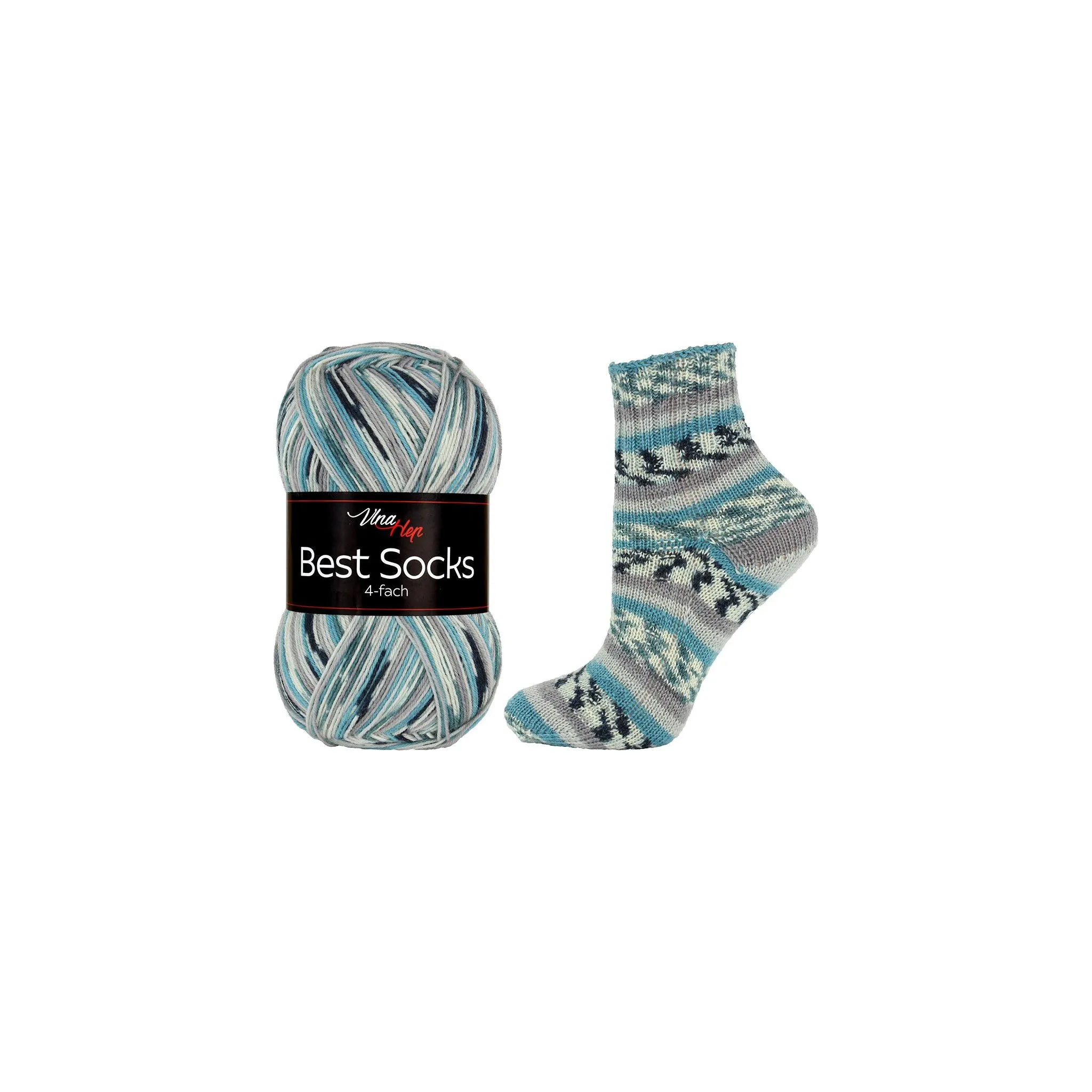 Fotografie 1 - Příze Vlna-Hep Best Socks 4-fach 7360