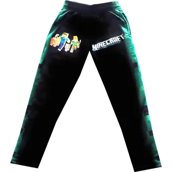 Tepláky Minecraft zelené Velikost: S