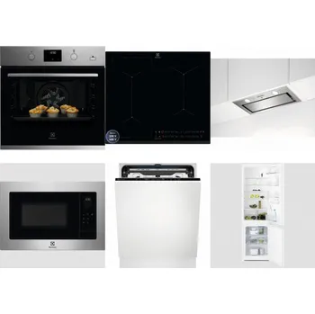 Set domácích spotřebičů ELECTROLUX KODGH70TX + ELECTROLUX EIS62449 + ELECTROLUX LFG716X + ELECTROLUX EMS4253TEX + ELECTROLUX EEM69410L + ELECTROLUX LNT3LF18S