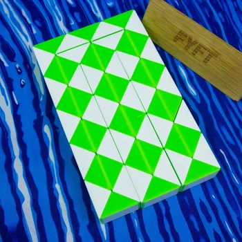 Hlavolam Rubikův had 60 dílků - kreativní hlavolam pro děti Barva: Zelená