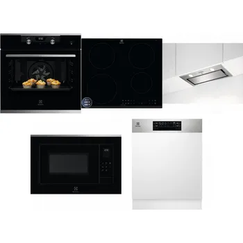 Set domácích spotřebičů ELECTROLUX KODEH70X + ELECTROLUX LIR60433B + ELECTROLUX LFG716X + ELECTROLUX LMS4253TMX + ELECTROLUX EEM48300IX