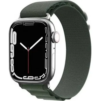 Řemínek na hodinky Nylonový řemínek alpský tah pro Apple Watch 42mm / 41mm / 40mm / 38mm - tmavě zelený