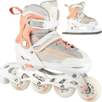 Nils Extreme NH18190 2 v 1 bílé/růžové, 34-38