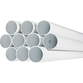 Příslušenství pro vzduchotechniku Plastiflex PVC silnostěnné potrubí centrálního vysávání 50,8 mm