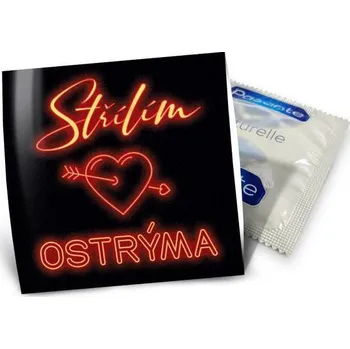 Vtipný kondom Střílím ostrýma