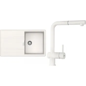 Kuchyňský dřez Set Schock S16-2 (dřez Tia D-100 Polaris + baterie Epos.120 Polaris)