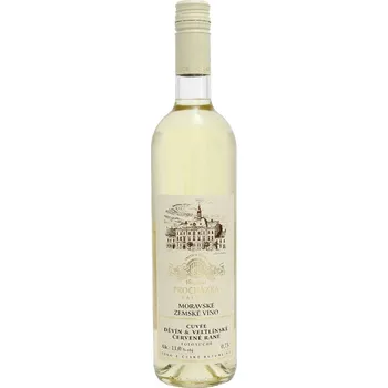 Víno Cuvée Děvín + Veltlínské červené rané MZV polosuché ČR 0,75l 12% - vinařst.Procházka Valtice