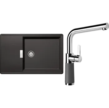 Granitový dřez Set Schock S14-6 (dřez Tia D-100LS Stone + baterie SC-540 Stone)