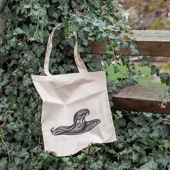 Nákupní taška Bavlněná taška, potištěna originální kresbou od Alči, znamení Vodnář