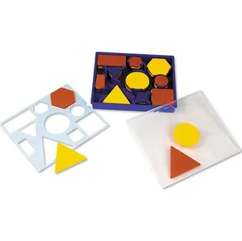 Dřevěná hračka Seznámení s geometrickými tvary