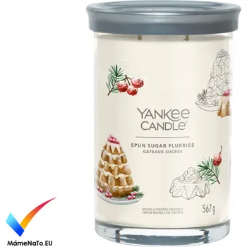 Svíčka Yankee Candle SPUN SUGAR FLURRIES (Signature tumbler, 567g)
