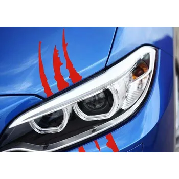 Samolepicí dekorace na vozidlo Samolepka Jizva na auto - 15x4