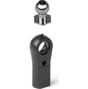 RC náhradní díl MAXI kloubek M3 s kulovým kloubem 6,0mm, šestihranou základnou a vrtáním 3,0mm, 2 ks.