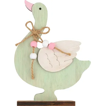 Anděl Přerov Husa dřevěná na postavení 19 cm