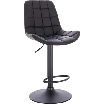 Křeslo Maskérské křeslo Voss ekokůže na černém talíři - černé