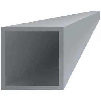 Hliníkový jekl EN AW-6060 T66 bez povrchové úpravy, 40 x 40 x 3 x 6000 mm