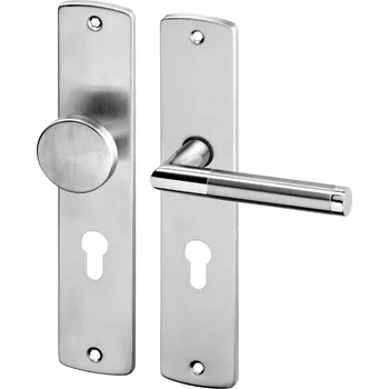 Dveřní kování ACT SERVIS ACT - Luka HR renovační štít Provedení: BB (pokojový klíč), Povrch: IN - nerez, Rozteč: 90 mm