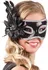 Karnevalová maska Boland Venice Fiore černá škraboška s květinou