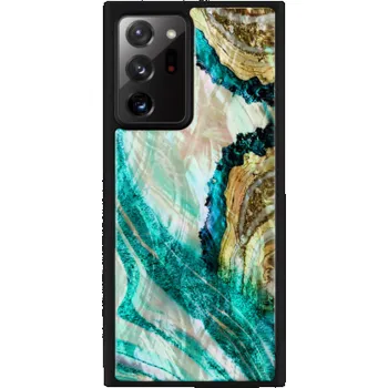 Pouzdro na mobilní telefon Pouzdro iKins pro Samsung Galaxy Note 20 Ultra aqua achát