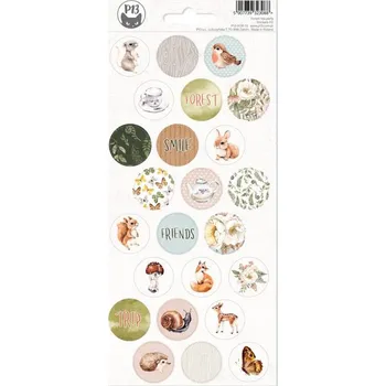 samolepka P13 Samolepky Forest tea party 3 10,5 x 23cm